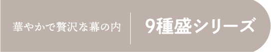 華やかで贅沢な幕の内 9種盛シリーズ